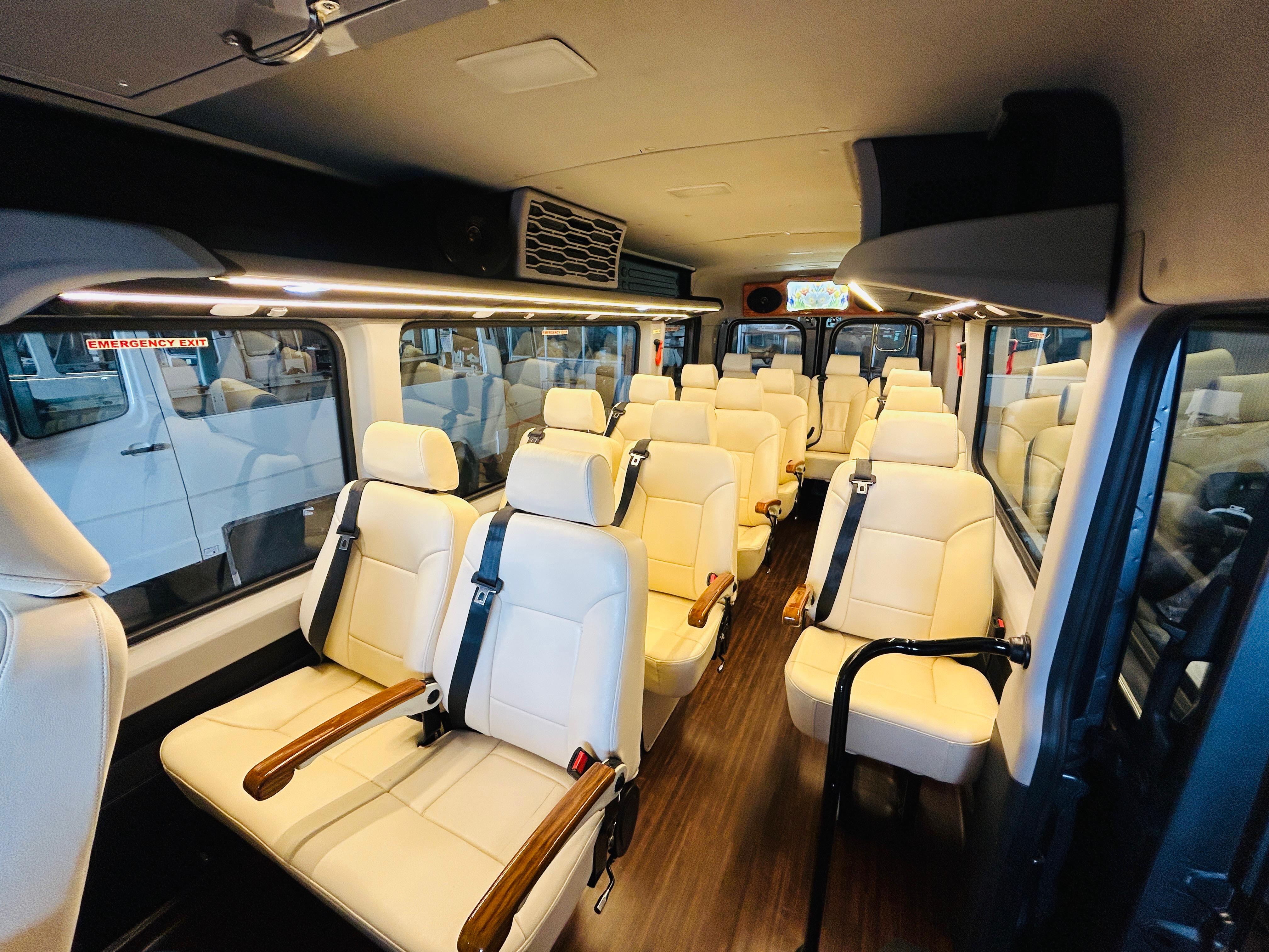 Maharaja Seats in 16 Seater Urbania