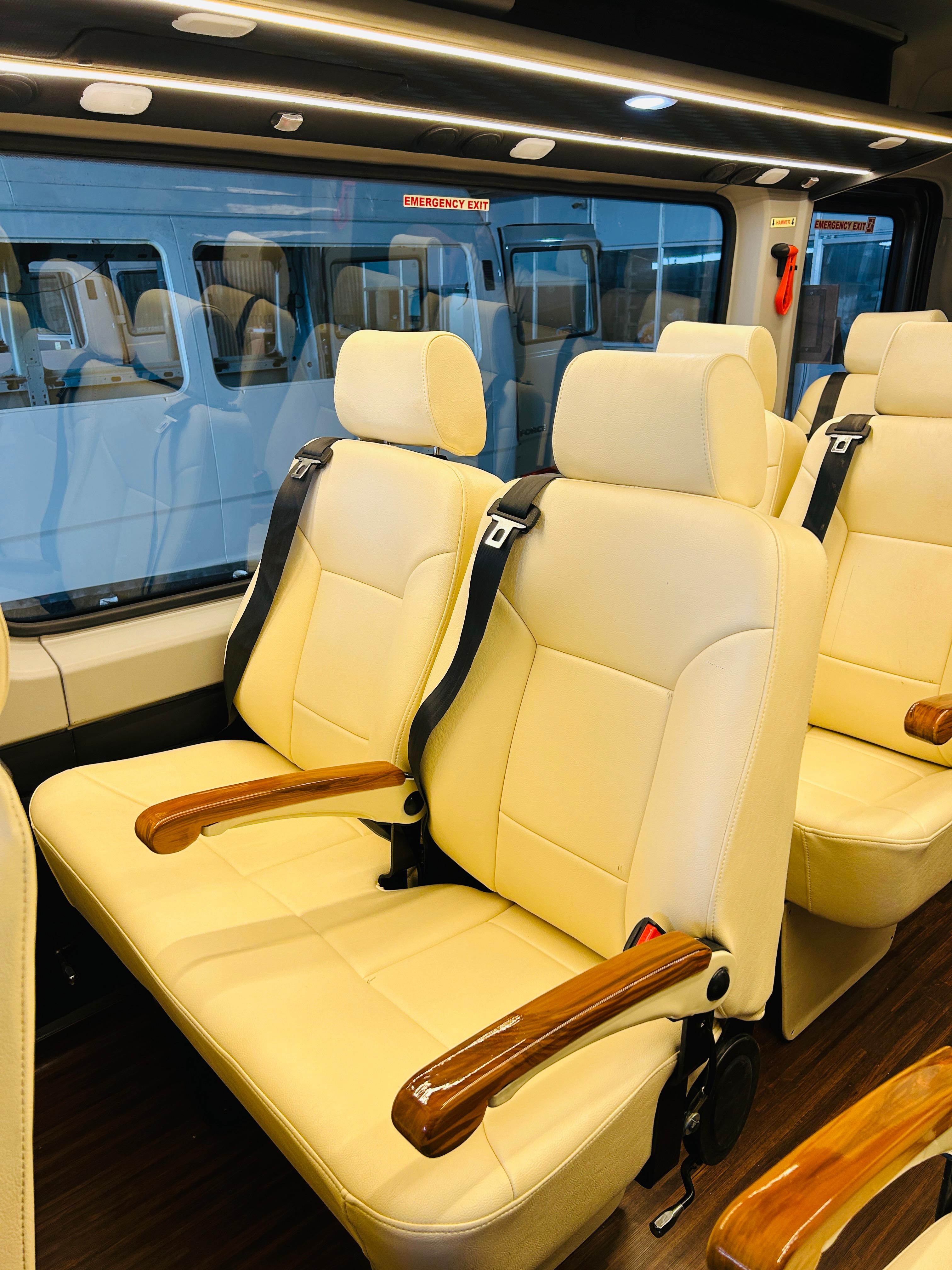 16 Seater Force Urbania Interior
