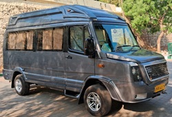 Luxury 9 Seater AC Executive Coach with Maharaja Seats Tempo Traveller for rent per km in Bangalore