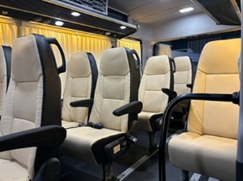 Urbania luxury van rental service in Bangalore