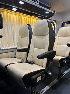 Luxury 16 seater urbania tempo traveller for rent per km in Bangalore
